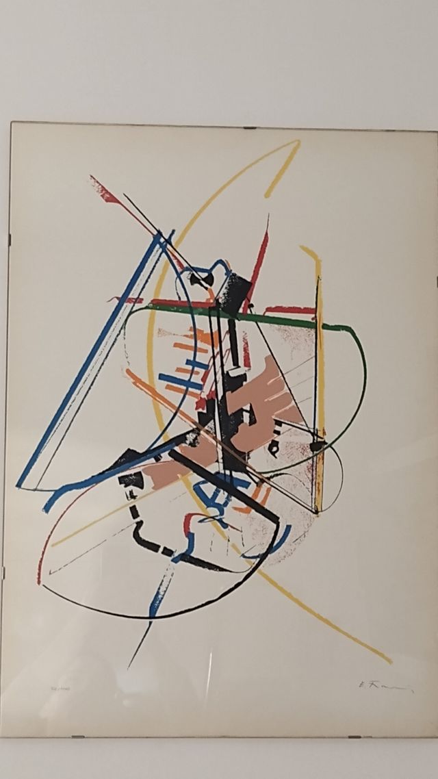 Edoardo Franceschini serigrafia 1970 firmata e num