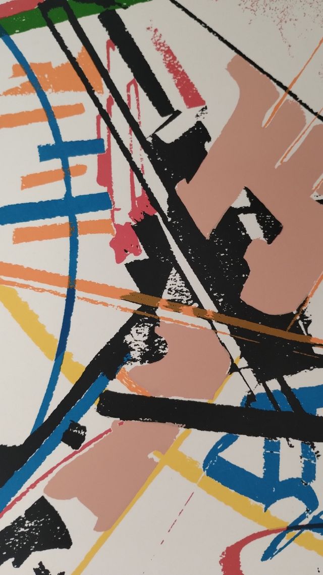 Edoardo Franceschini serigrafia 1970 firmata e num