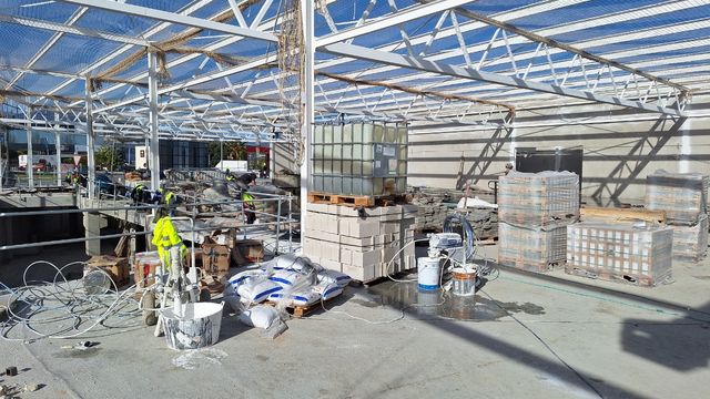 Pintura de grandes superficies aplicada a Airless