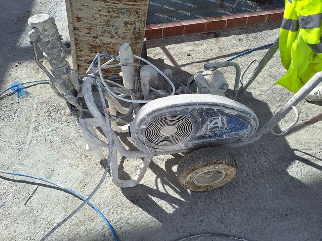 Pintura de grandes superficies aplicada a Airless