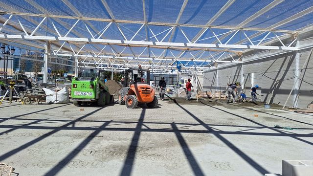 Pintura de grandes superficies aplicada a Airless