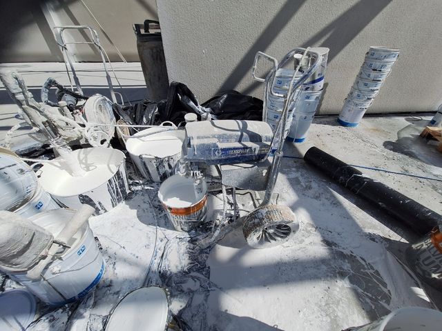 Pintura de grandes superficies aplicada a Airless