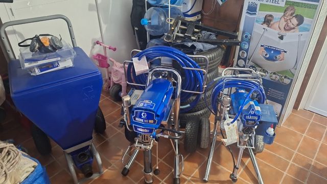 Pintura de grandes superficies aplicada a Airless