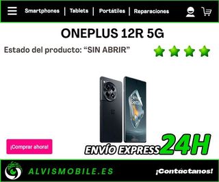 💥Oneplus 12R 256GB Azul "Sin abrir"💥