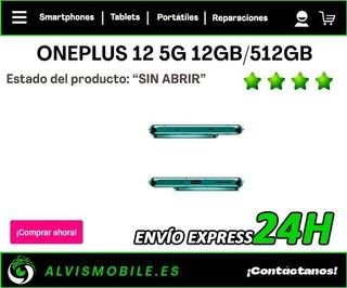 💥Oneplus 12 512GB Verde "Sin abrir"💥