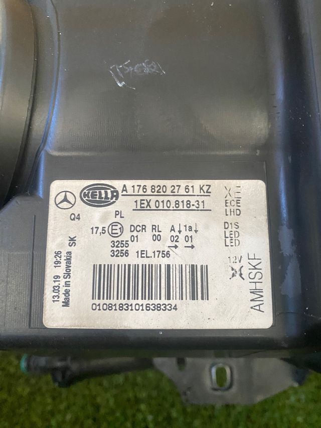 Faro Delantero Izq. Mercedes Clase A