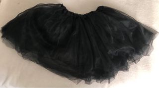 4 faldas de tul negra disfraz