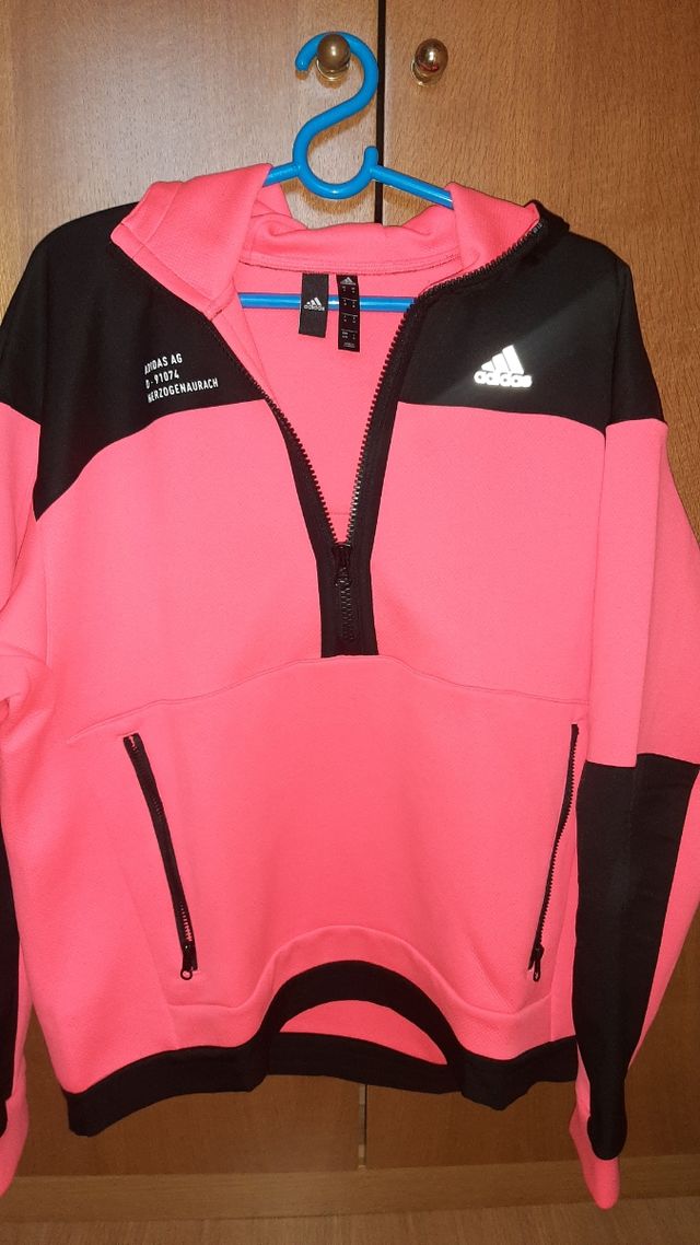 Forro Adidas media cremallera.