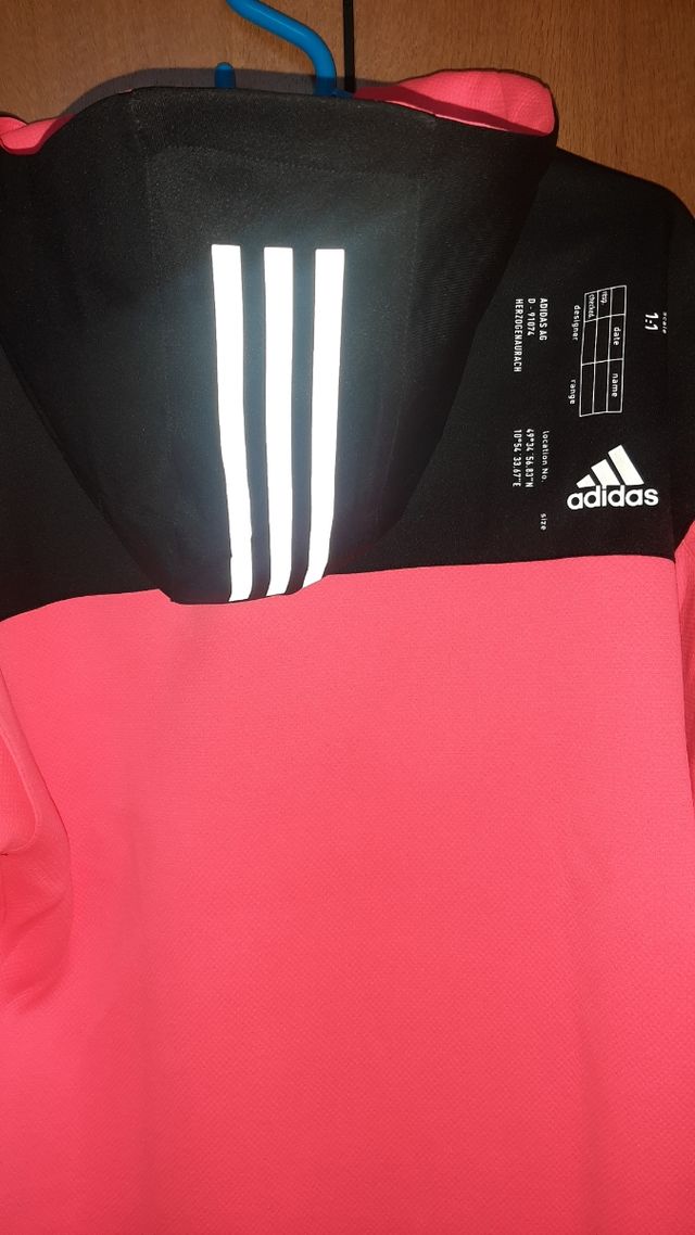 Forro Adidas media cremallera.