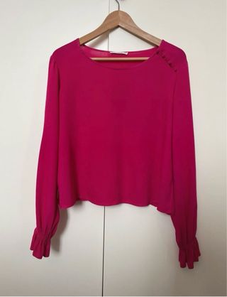 Camicia fucsia Mango taglia XS