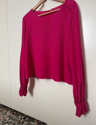Camicia fucsia Mango taglia XS