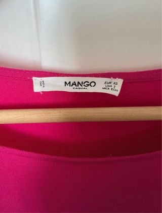 Camicia fucsia Mango taglia XS