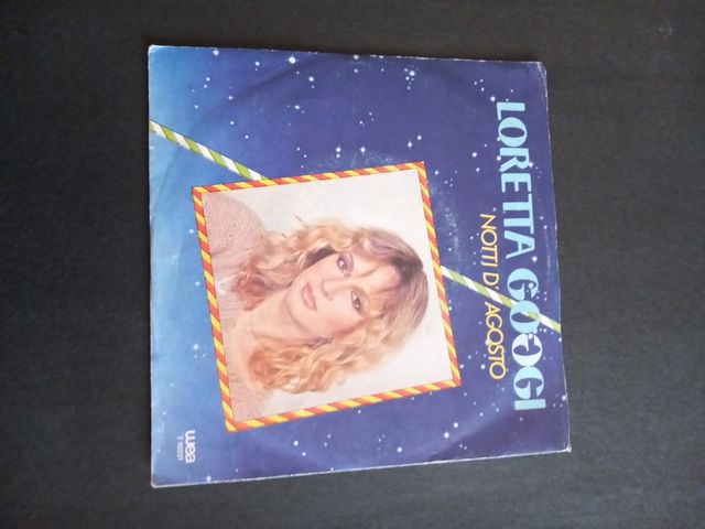 Disco Vinile 45 giri Loretta Goggi notti