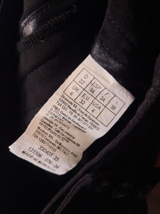 TRAJE COMPLETO NEGRO T. 32/34
