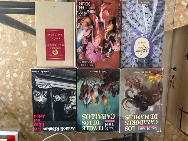 Lote de 6 libros Novela nº9