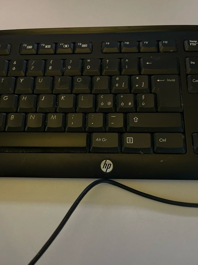 Tastiera nera HP