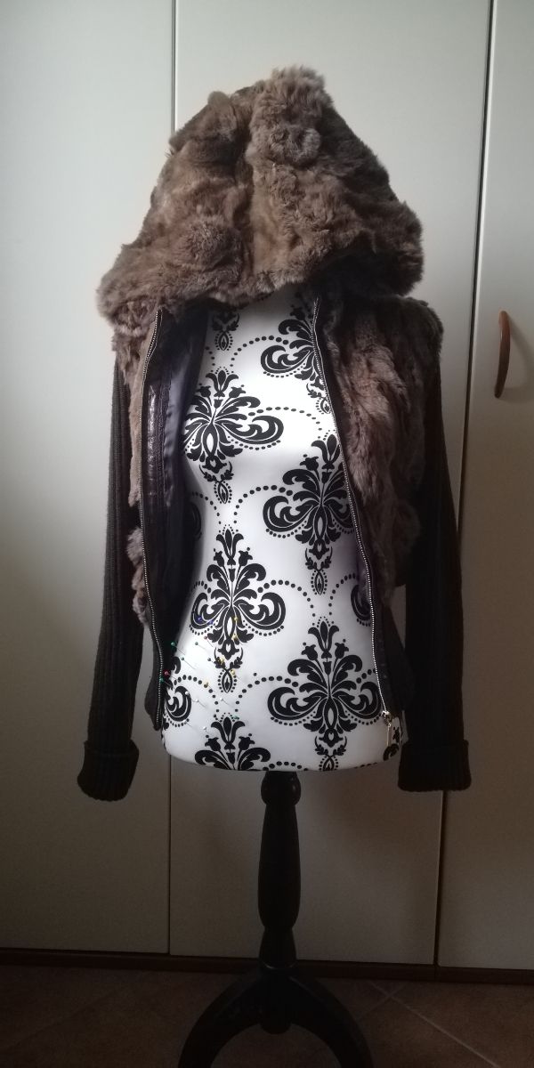 Giacchino con maniche maglia