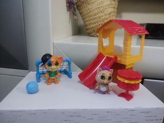 Pack figuras 44 gatos (parque)