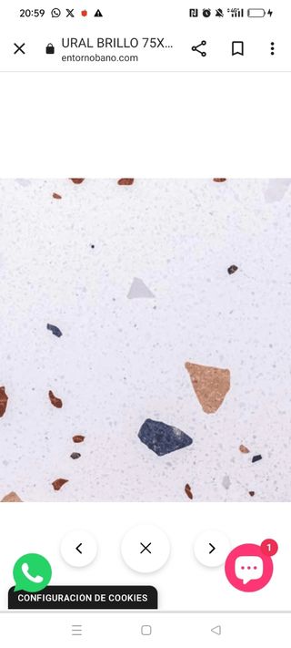 Baldosas imitación terrazo preciosas