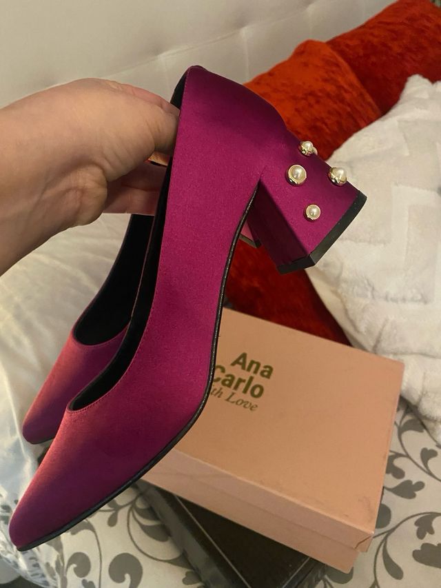 Zapatos ceremonia fucsia