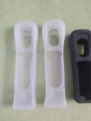 4 fundas de silicona para mandos Wii 