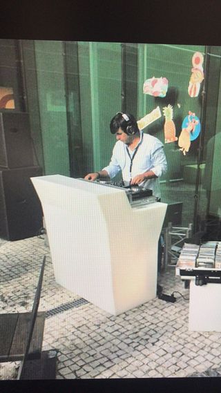 Barra de bar en plastico