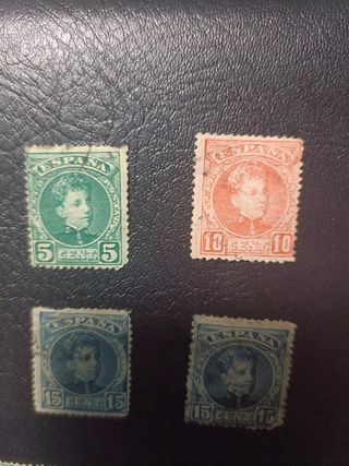 LOTE DE SELLOS DE ALFONSO XIII