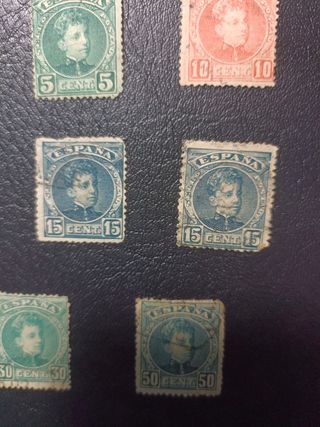 LOTE DE SELLOS DE ALFONSO XIII