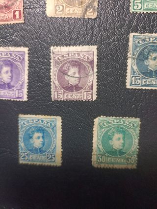 LOTE DE SELLOS DE ALFONSO XIII