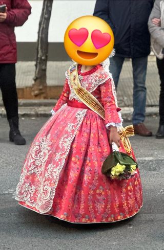 Traje fallera niña