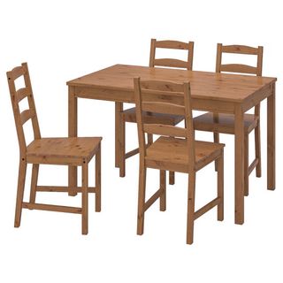Mesa + 4 sillas madera