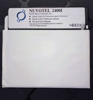 2 disquete 5.25" / diskette 5.25 /floppy disk azul