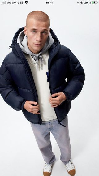 Cazadora acolchada Wáter repelente Zara