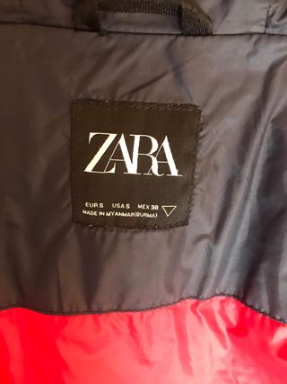 Cazadora acolchada Wáter repelente Zara