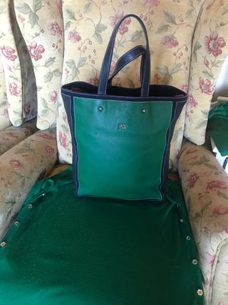 Bolso shopping de piel Purificación García