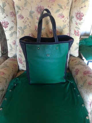 Bolso shopping de piel Purificación García