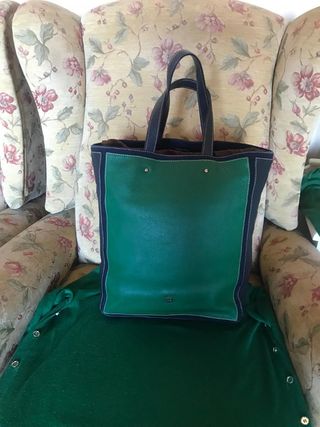 Bolso shopping de piel Purificación García