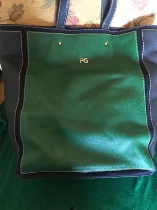 Bolso shopping de piel Purificación García