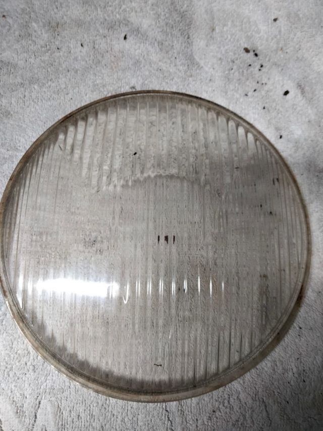 Optica faro cristal coche antiguo