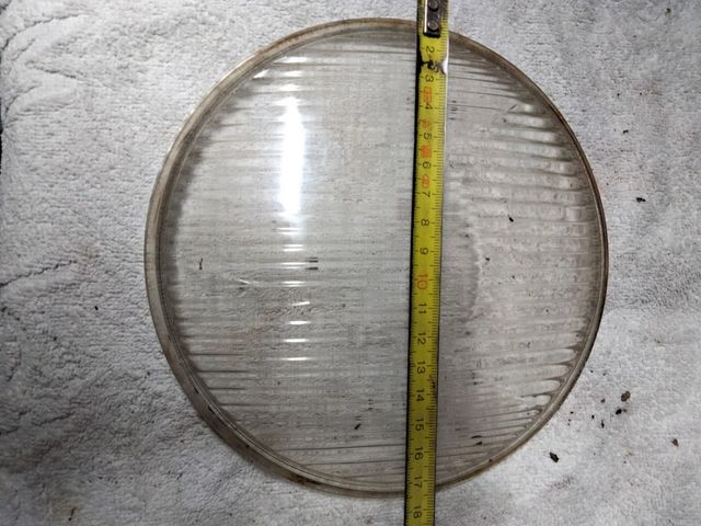 Optica faro cristal coche antiguo