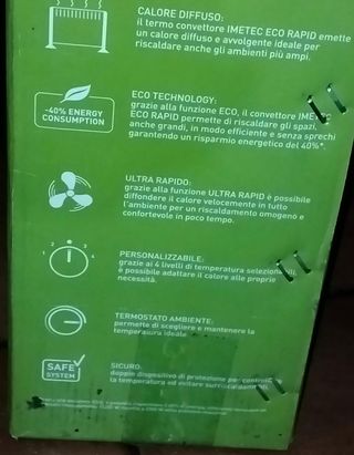 Termoconvettore Bio Rapid Imetec