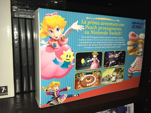 Princess Peach Showtime Switch espositore box