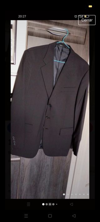 Traje de novio chaqueta y pantalón raya diplomátic