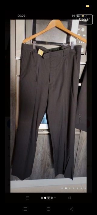 Traje de novio chaqueta y pantalón raya diplomátic