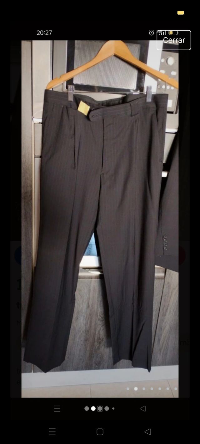 Traje de novio chaqueta y pantalón raya diplomátic