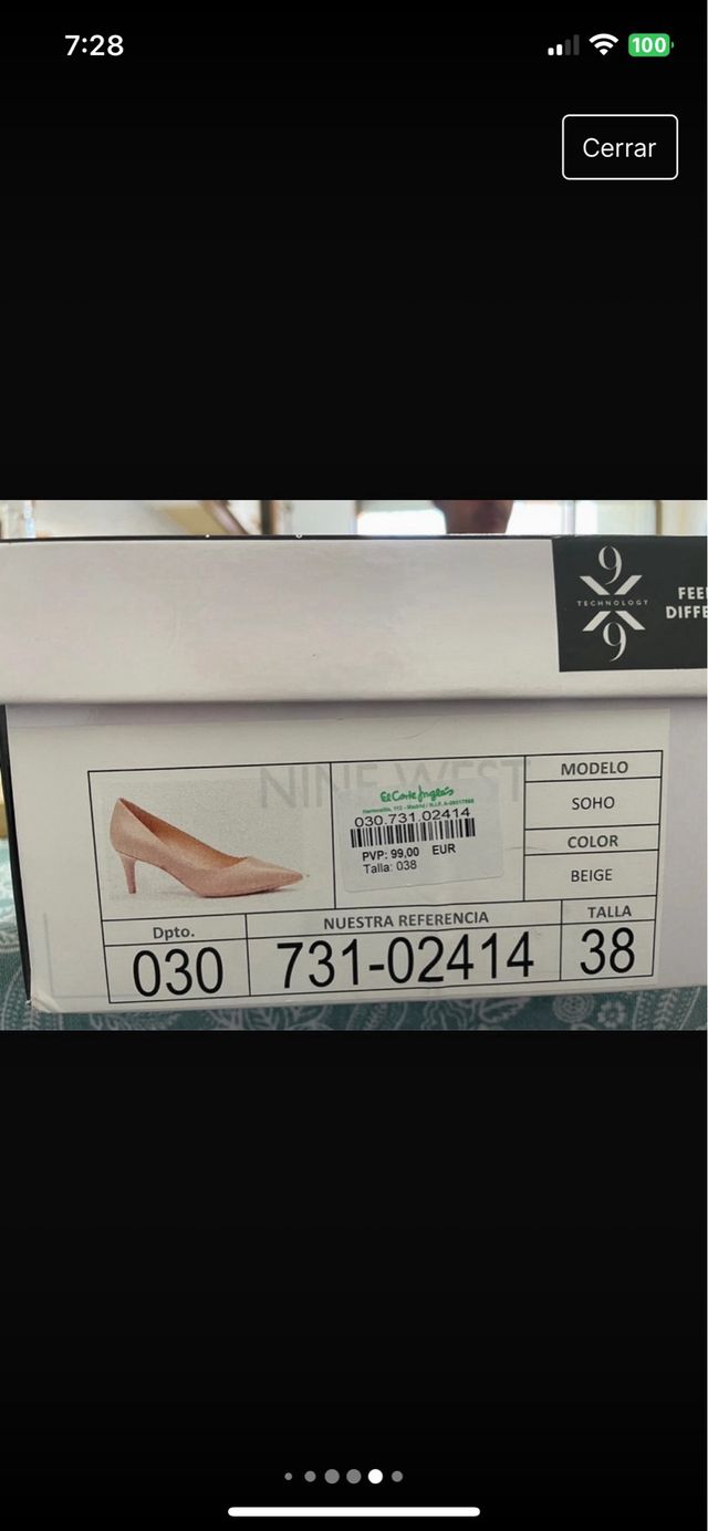 Zapatos salon nude invitada