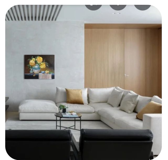 Cuadro pintura al óleo de Flores Rozas