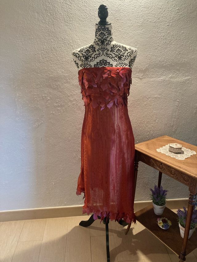 Vestido Ocasiones Especiales Rosas Rojas
