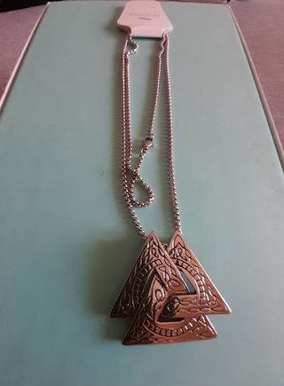 Collana con Logo Vichinga in acciaio 