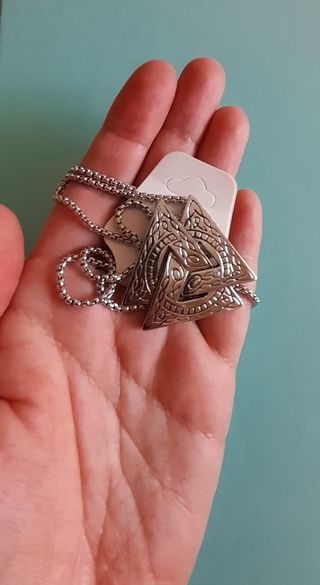 Collana con Logo Vichinga in acciaio 
